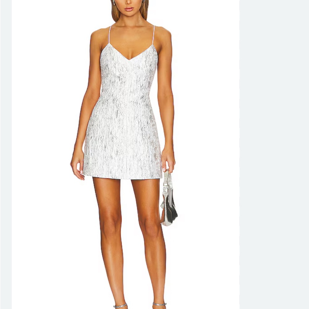 Alice + Olivia White Mini Dress